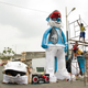 Image for article titled In Ecuador, insane giant sculptures of The Hulk and Hellboy invade on New Year's Eve